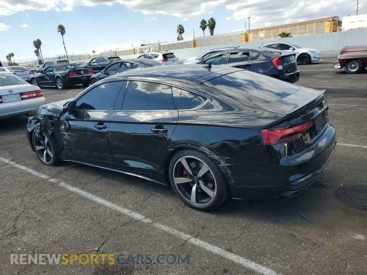 2 Photograph of a damaged car WAUEACF59PA041557 AUDI A5 2023