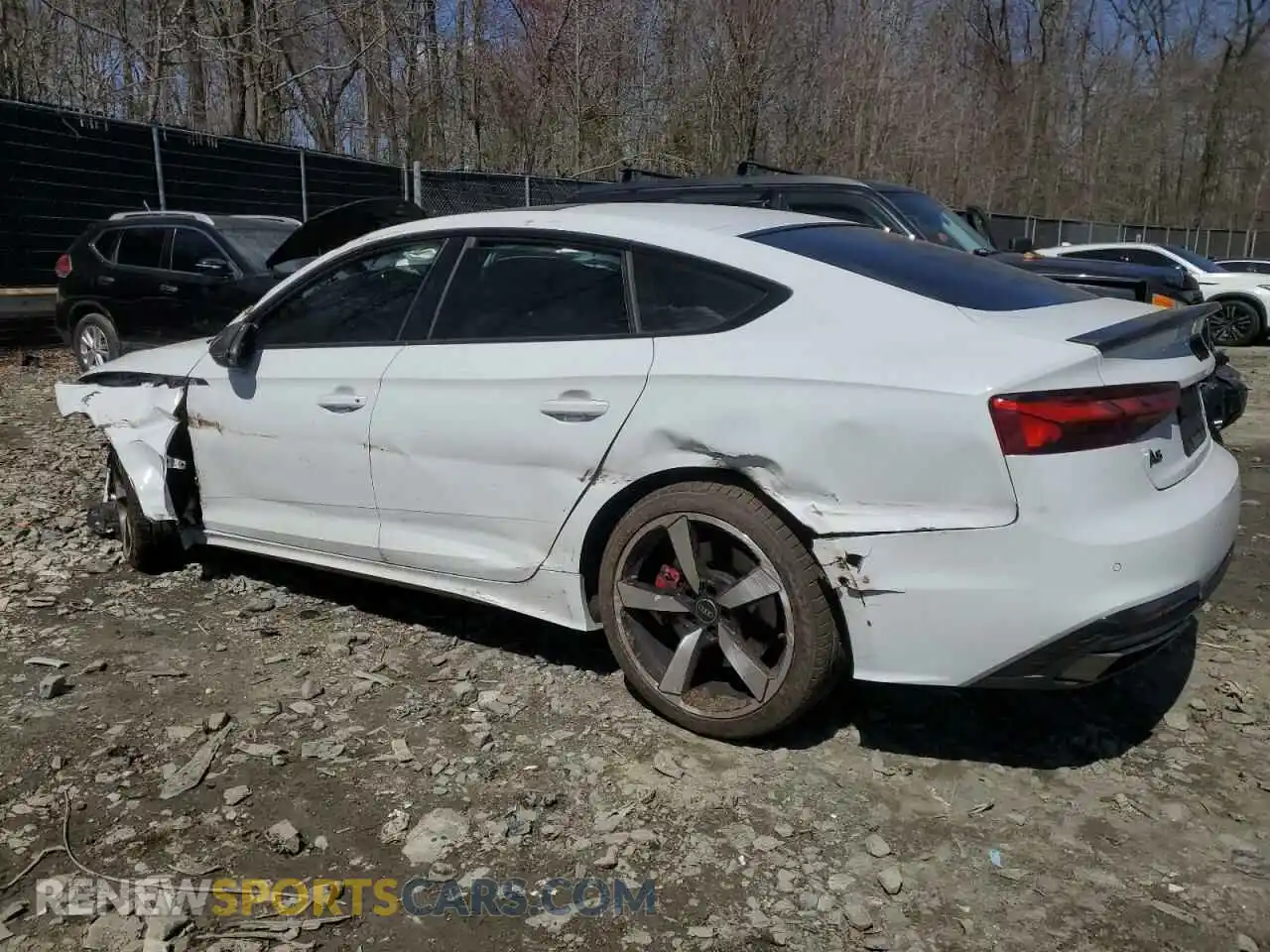 2 Photograph of a damaged car WAUEADF51PA043423 AUDI A5 2023