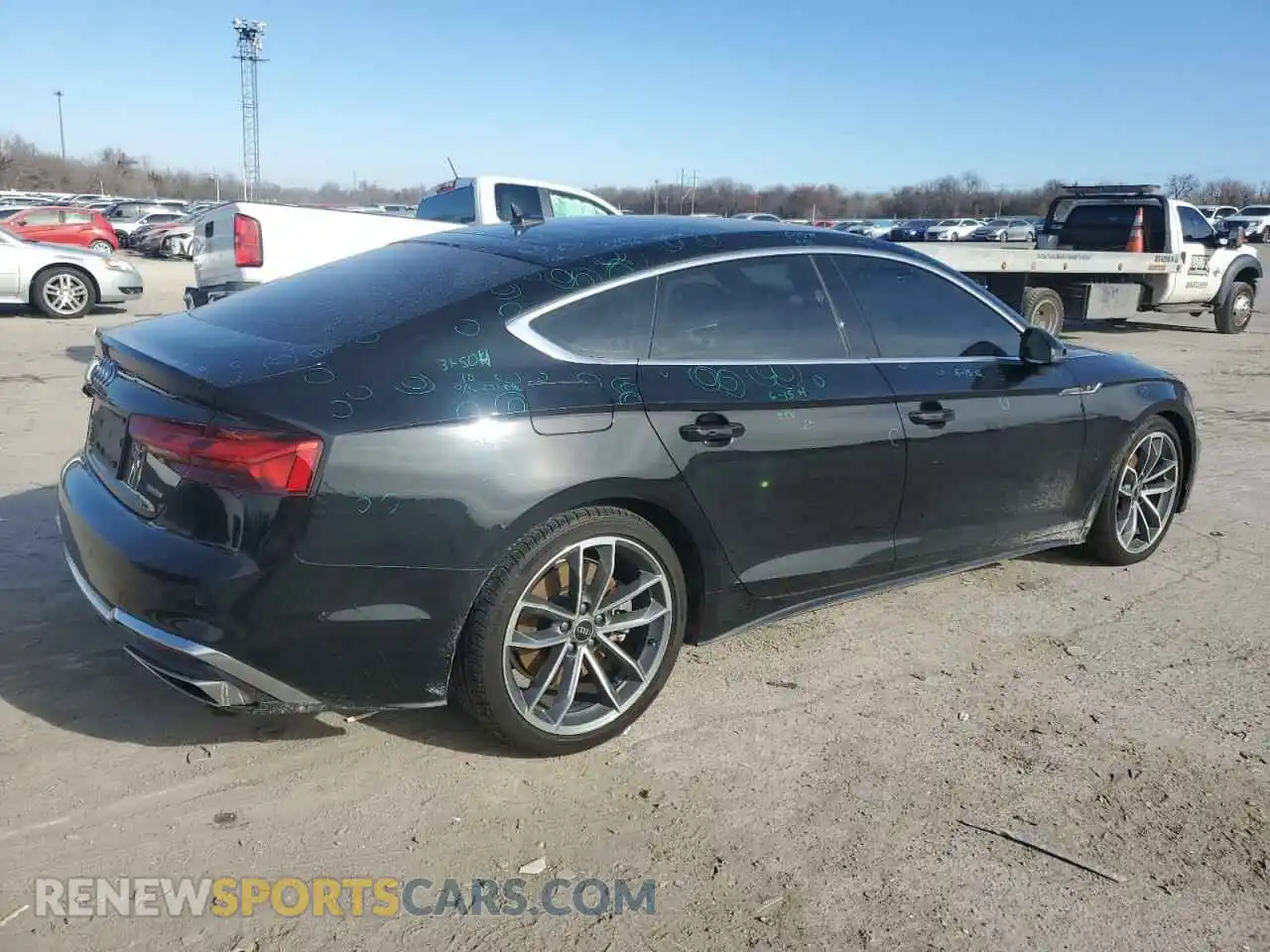 3 Photograph of a damaged car WAUFACF50PA032086 AUDI A5 2023