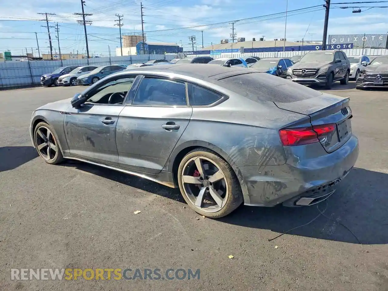 2 Photograph of a damaged car WAUFACF54PA049733 AUDI A5 2023