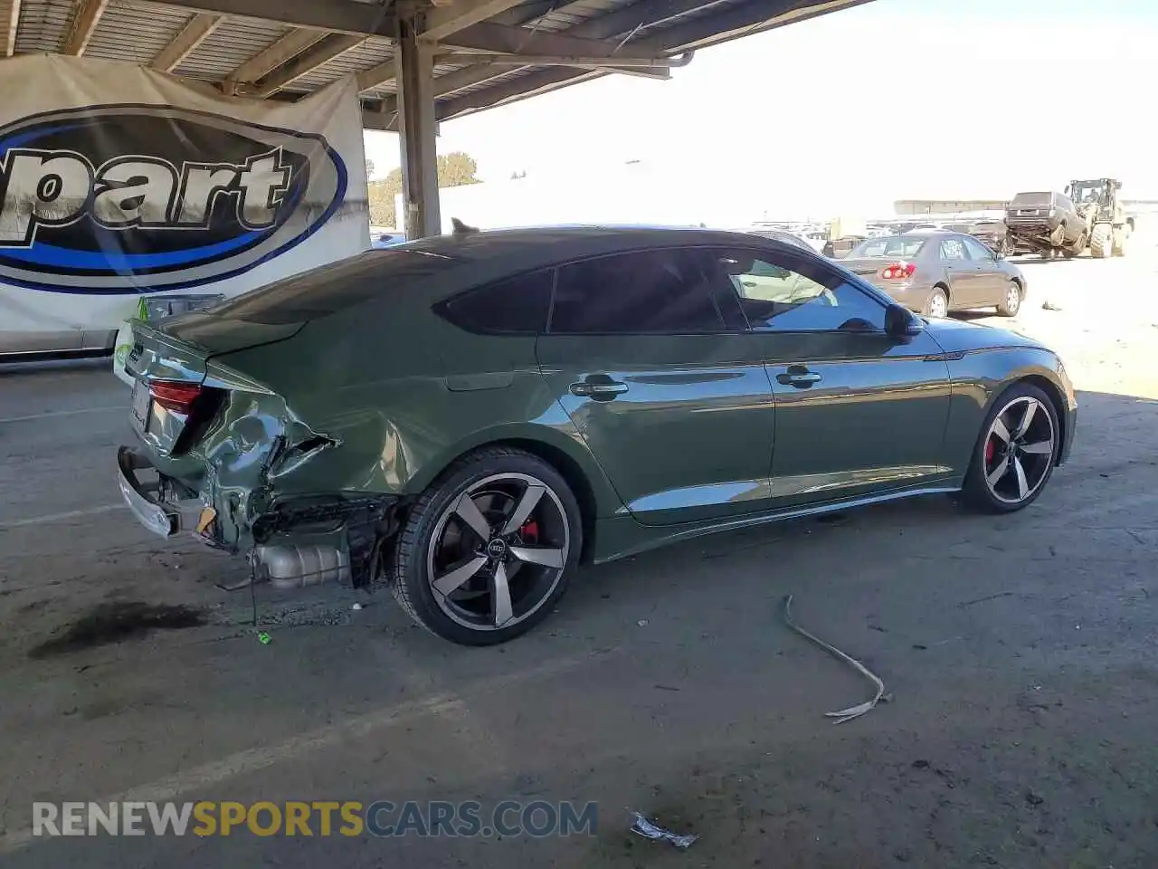 3 Фотография поврежденного автомобиля WAUFACF58PA055616 AUDI A5 2023