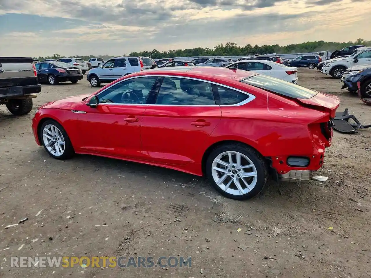 2 Photograph of a damaged car WAUFACF5XPA016431 AUDI A5 2023