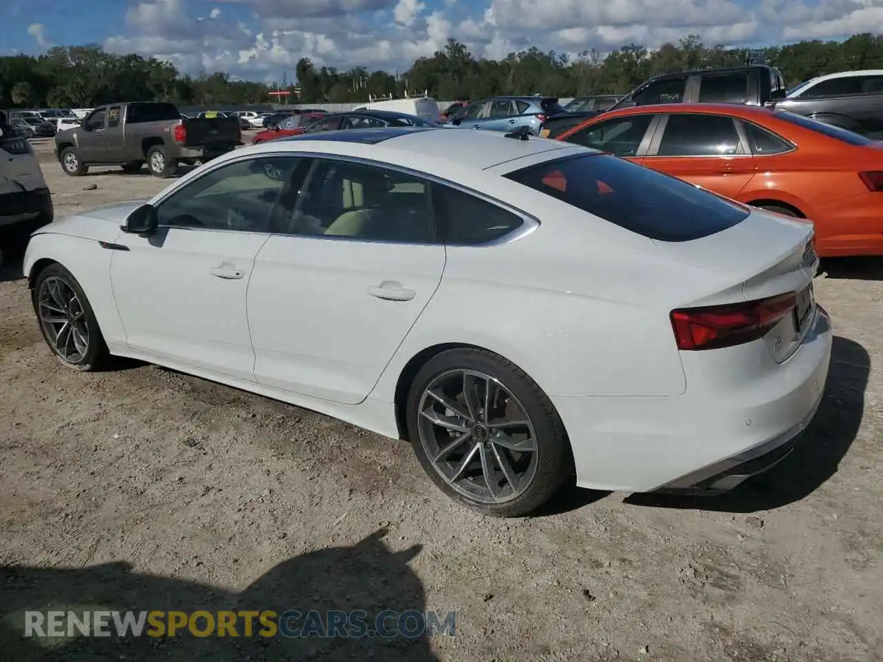 2 Photograph of a damaged car WAUFACF5XPA040132 AUDI A5 2023