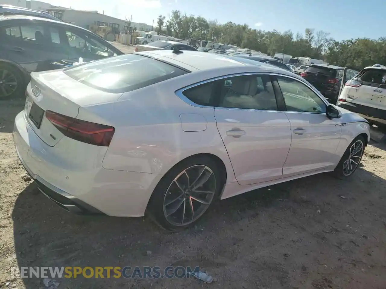 3 Photograph of a damaged car WAUFACF5XPA040132 AUDI A5 2023