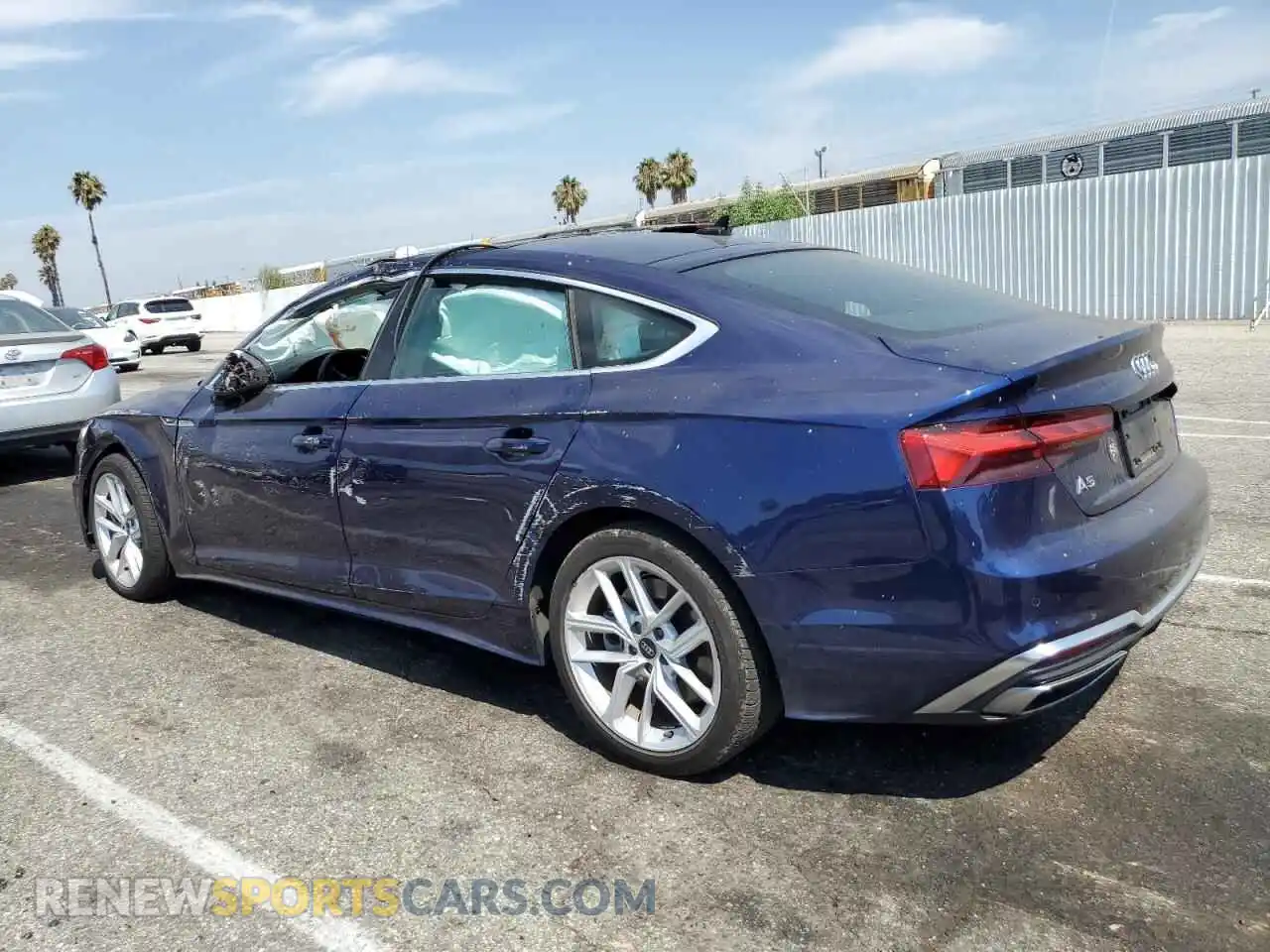 2 Photograph of a damaged car WAUFACF5XPA049980 AUDI A5 2023