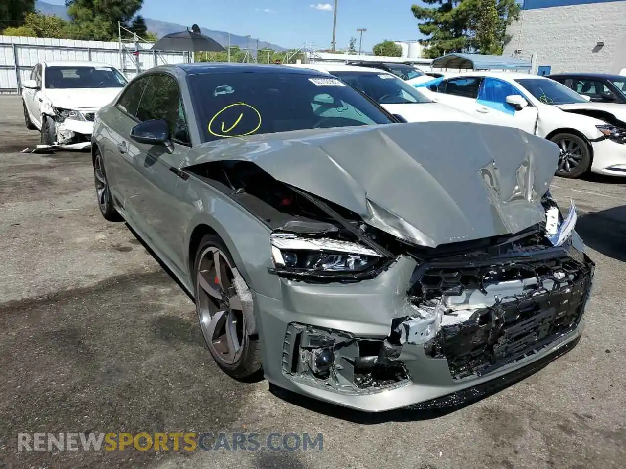 1 Photograph of a damaged car WAUTAAF52PA001865 AUDI A5 2023