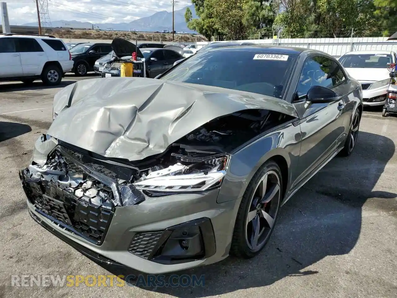 2 Photograph of a damaged car WAUTAAF52PA001865 AUDI A5 2023