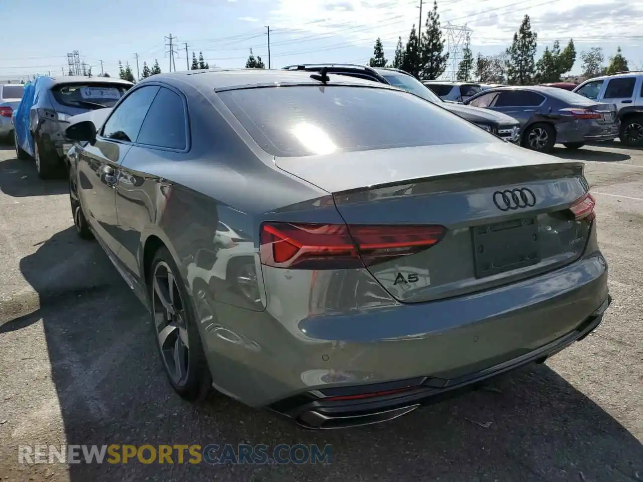 3 Photograph of a damaged car WAUTAAF52PA001865 AUDI A5 2023