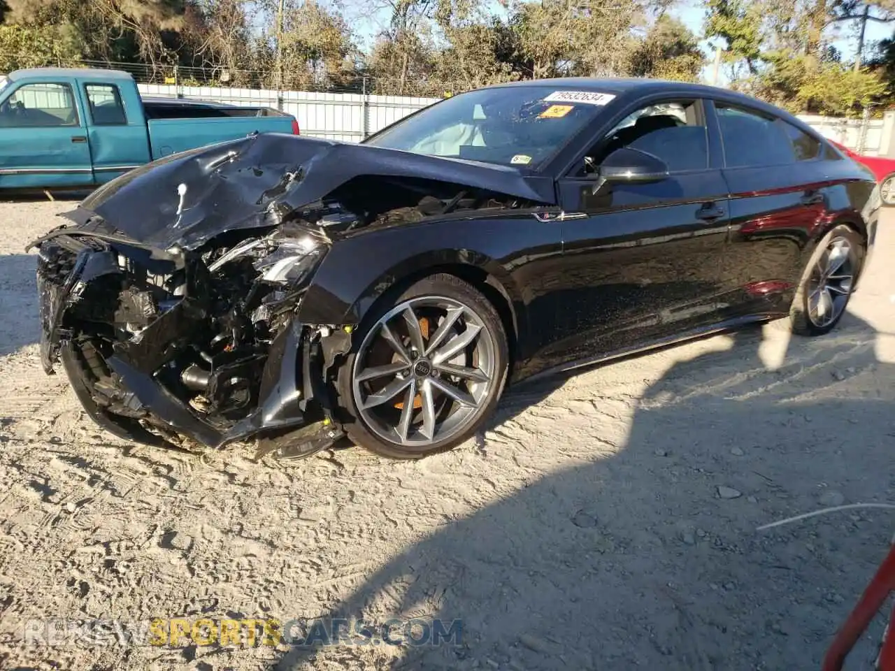 1 Photograph of a damaged car WAUDACF51RA090105 AUDI A5 2024