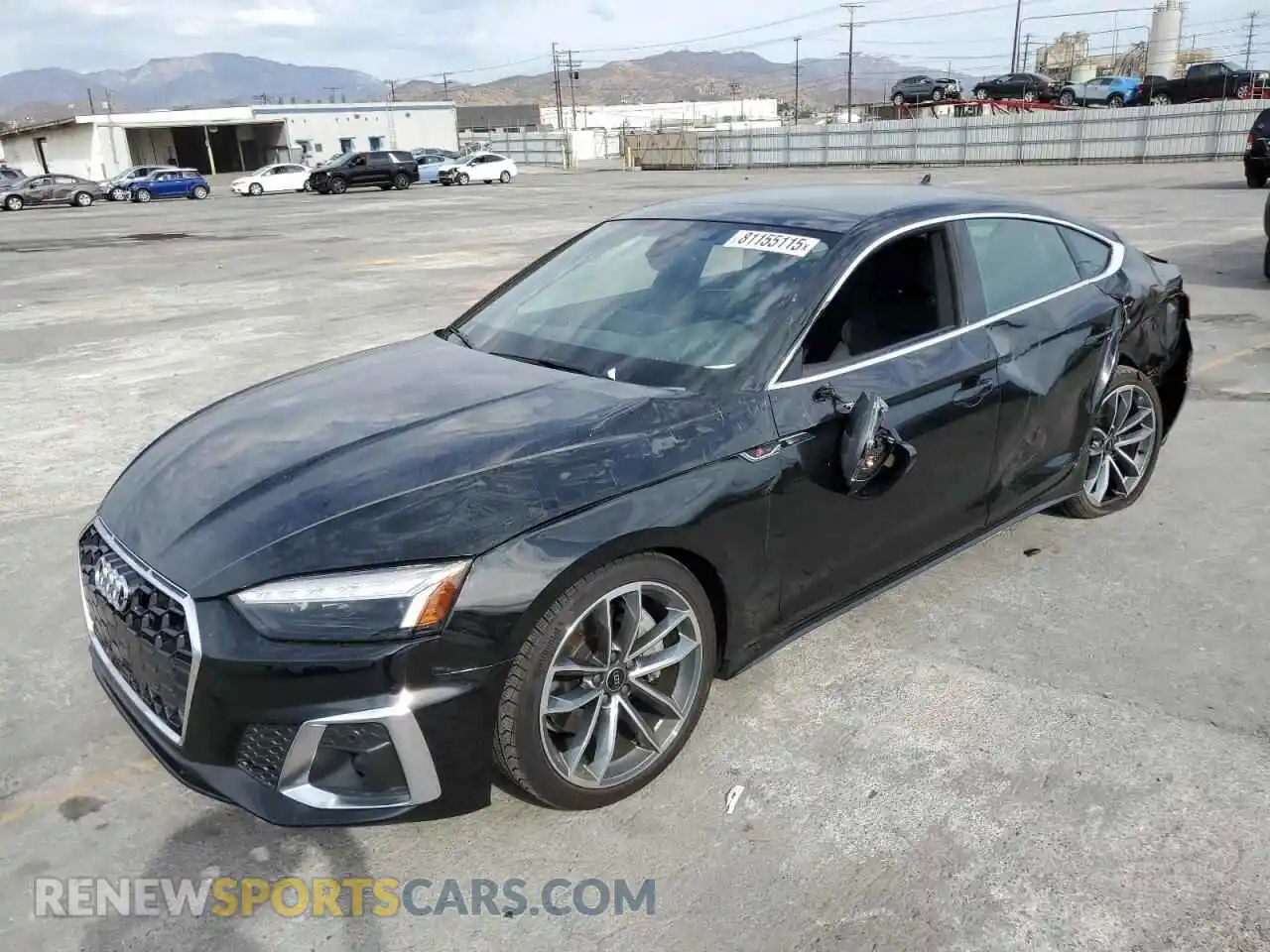 1 Photograph of a damaged car WAUDACF51RA104004 AUDI A5 2024