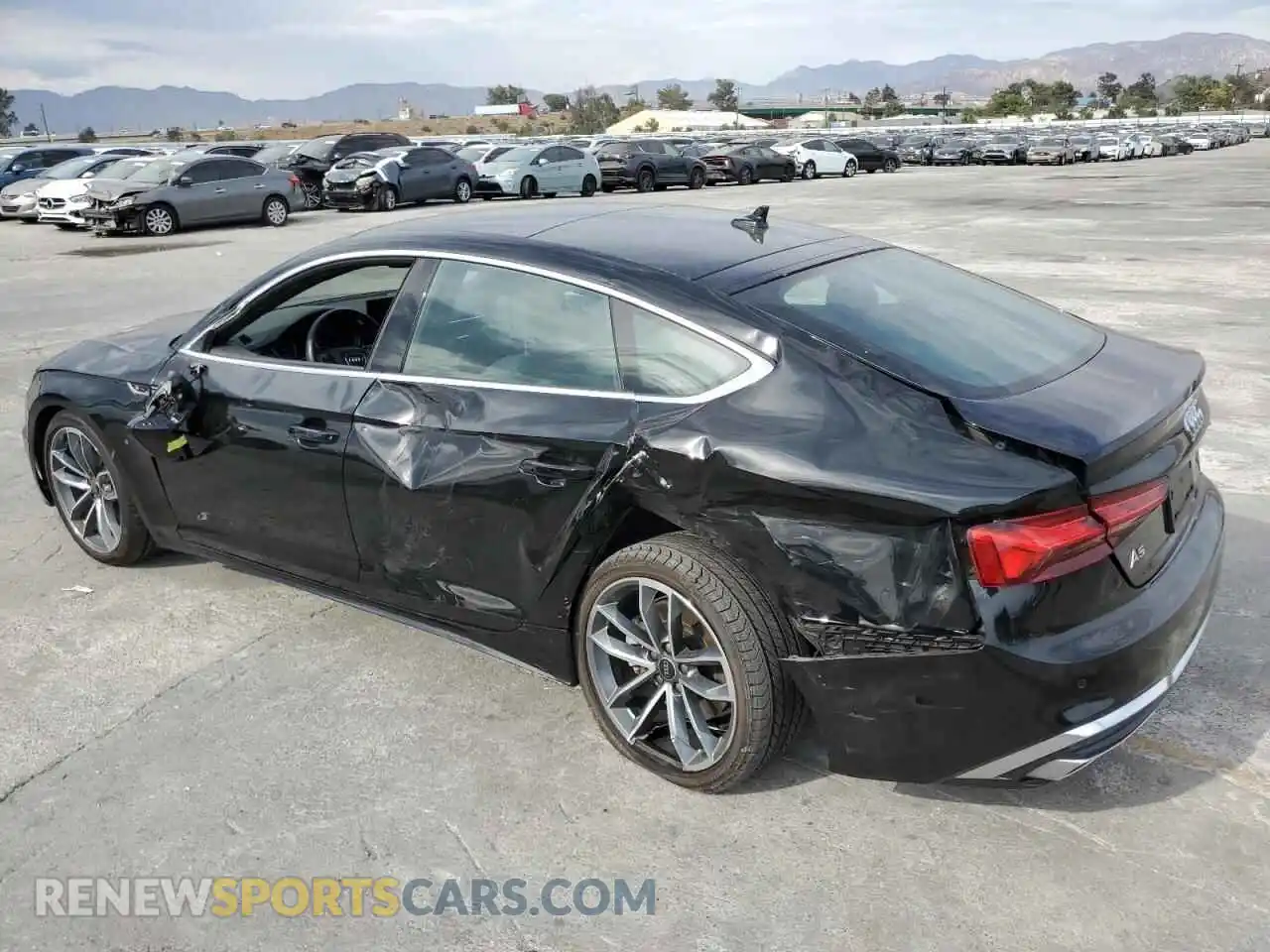 2 Photograph of a damaged car WAUDACF51RA104004 AUDI A5 2024