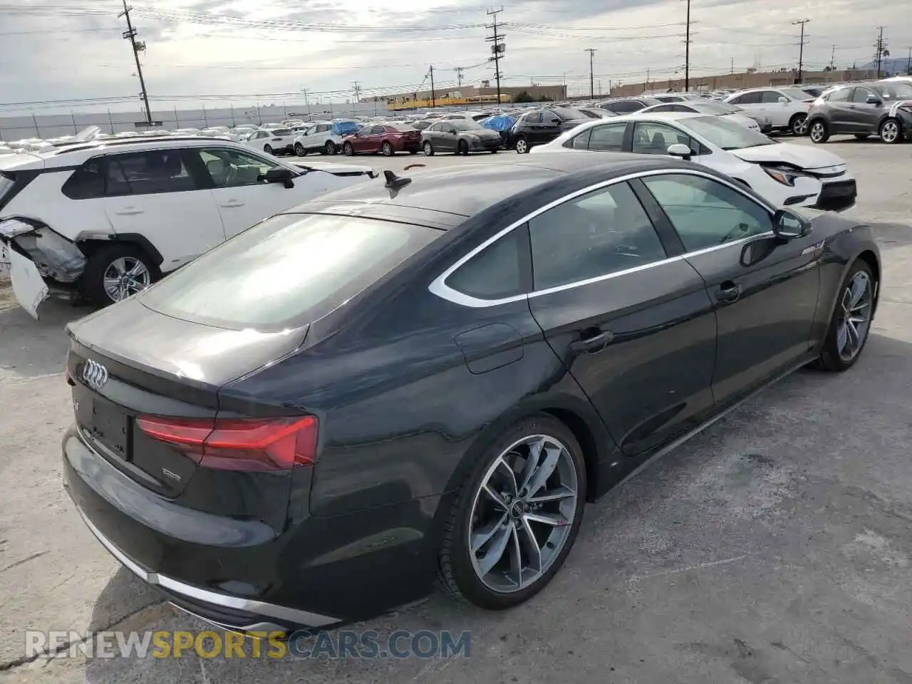 3 Photograph of a damaged car WAUDACF51RA104004 AUDI A5 2024