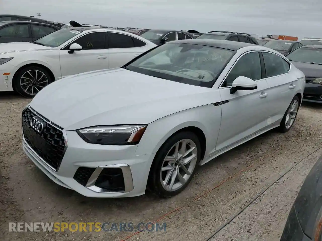 1 Photograph of a damaged car WAUDACF54RA058538 AUDI A5 2024