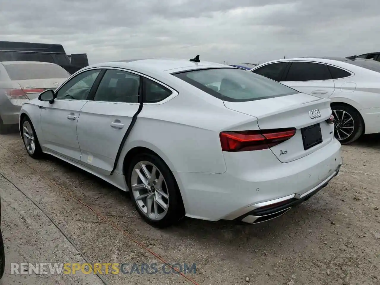2 Photograph of a damaged car WAUDACF54RA058538 AUDI A5 2024