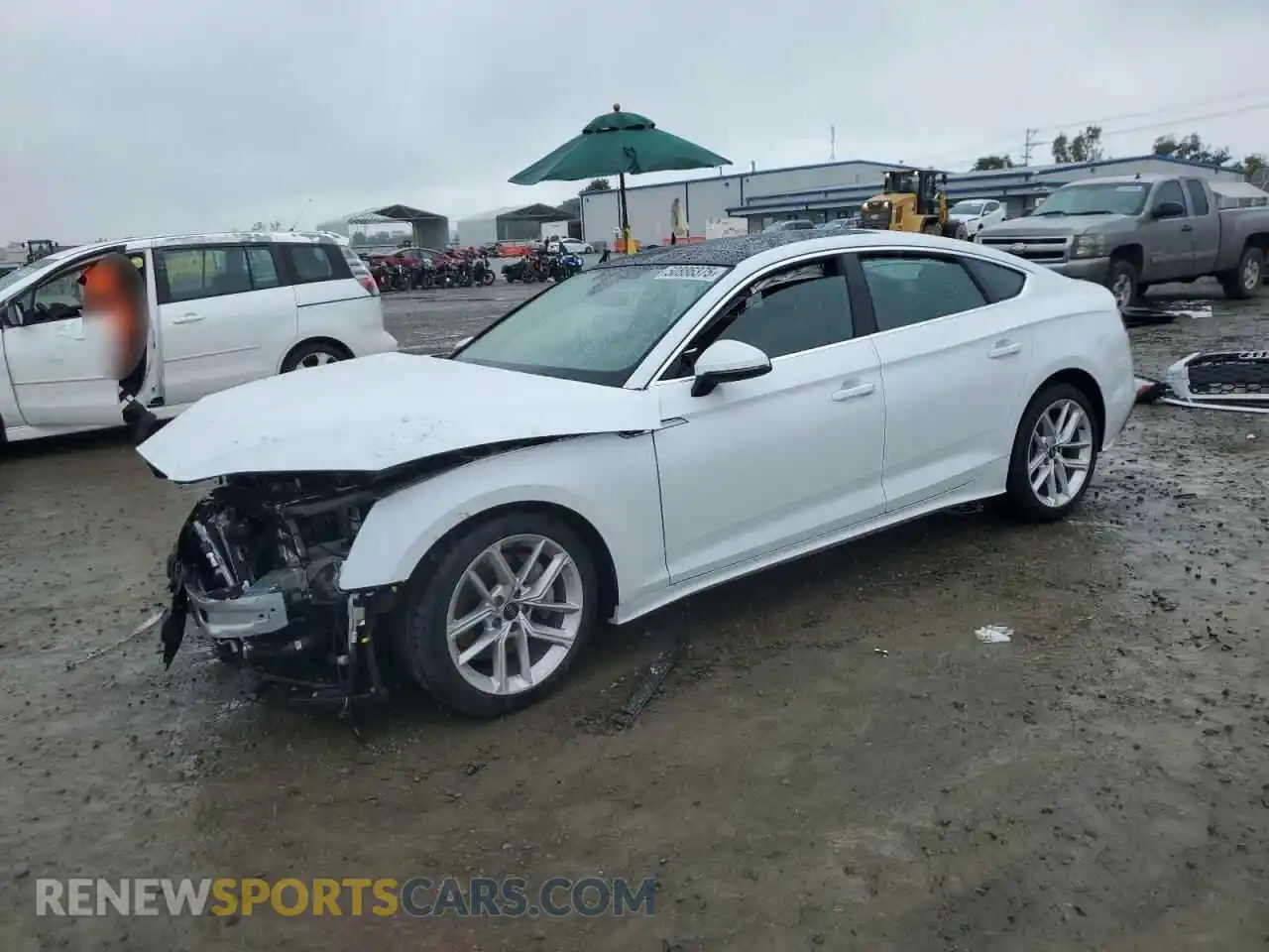 1 Photograph of a damaged car WAUDACF55RA055857 AUDI A5 2024