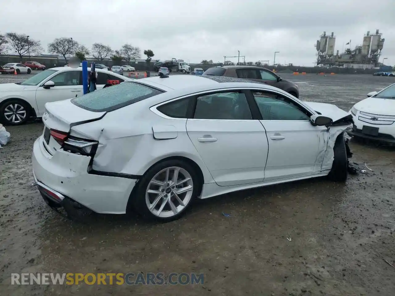3 Photograph of a damaged car WAUDACF55RA055857 AUDI A5 2024