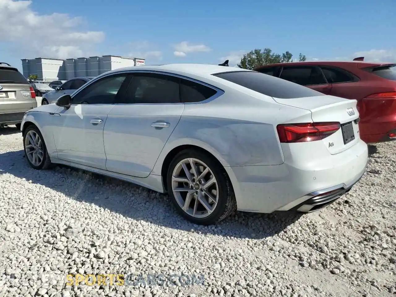 2 Photograph of a damaged car WAUDACF57RA029440 AUDI A5 2024