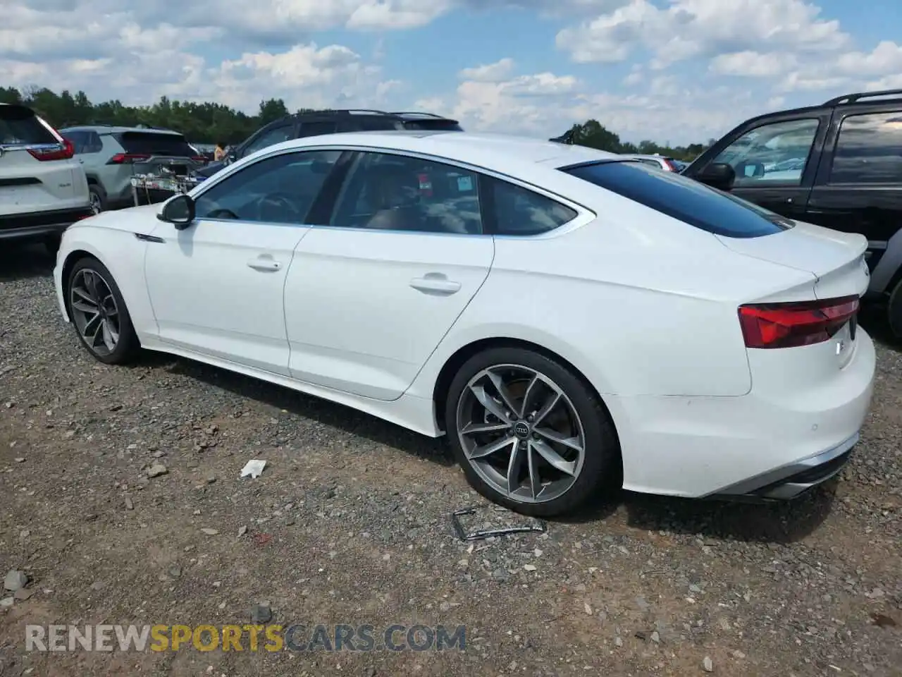 2 Photograph of a damaged car WAUDACF57RA079089 AUDI A5 2024