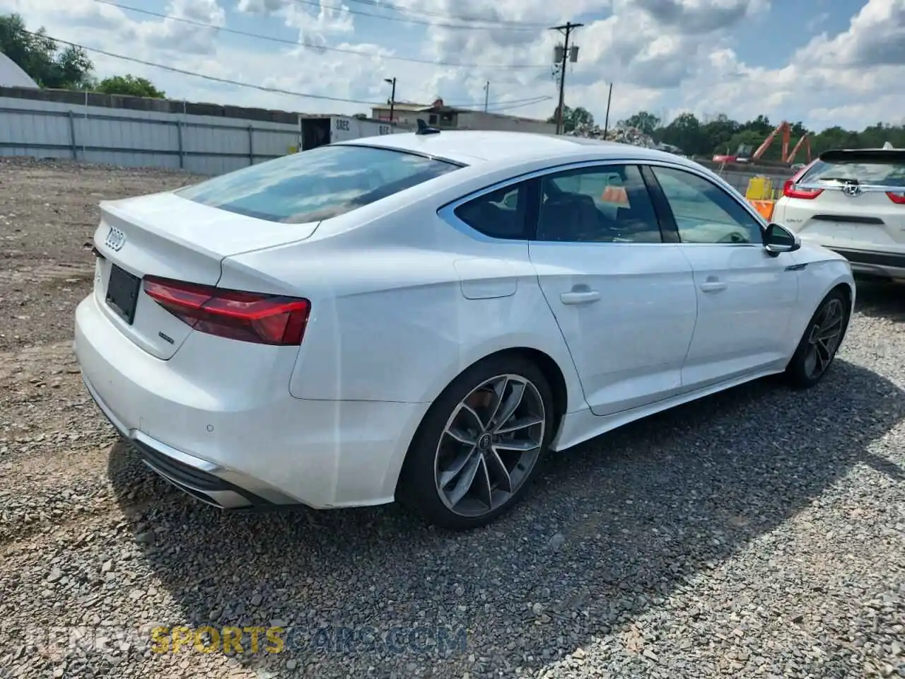 3 Photograph of a damaged car WAUDACF57RA079089 AUDI A5 2024