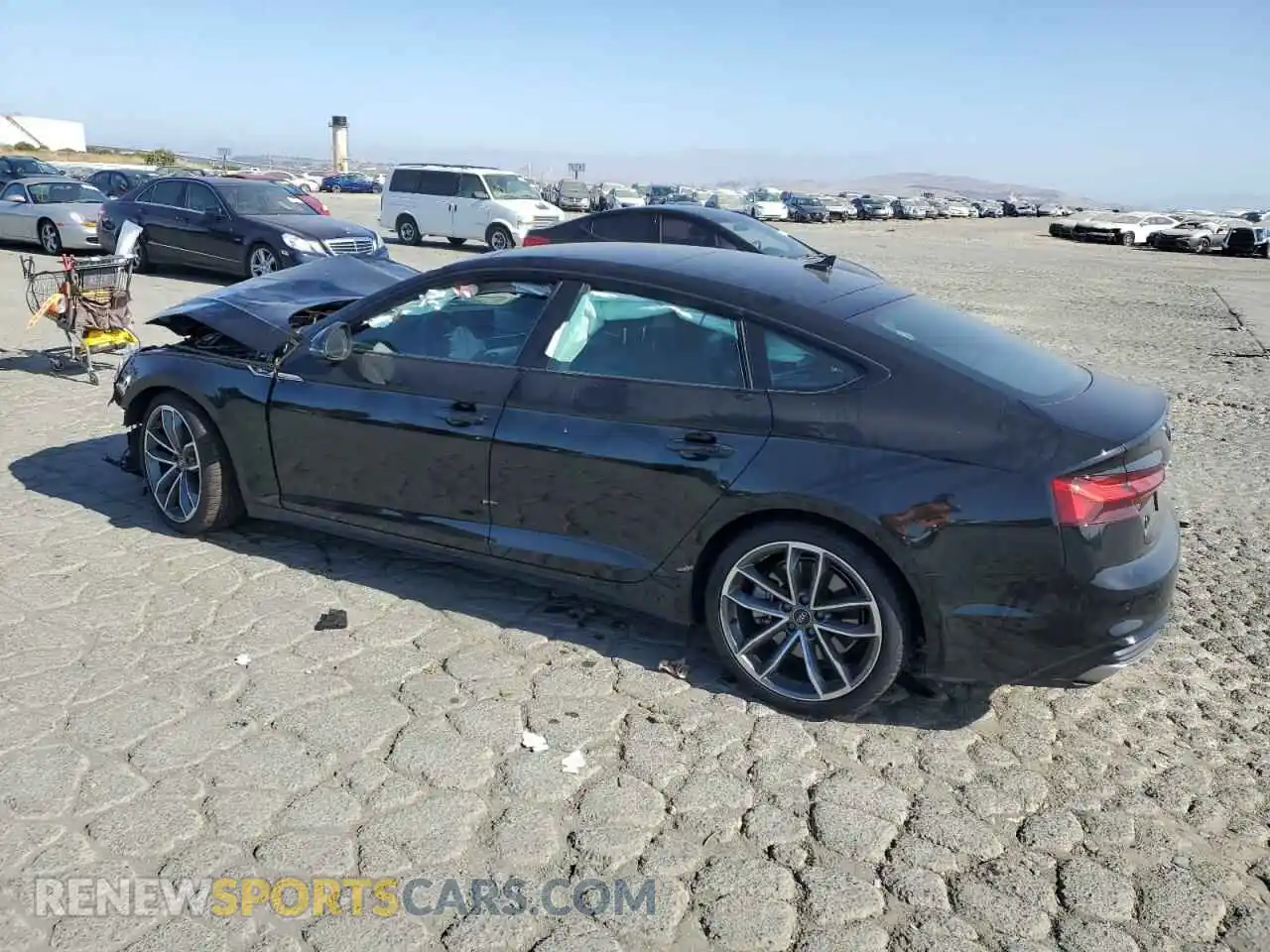 2 Photograph of a damaged car WAUDACF58RA084690 AUDI A5 2024