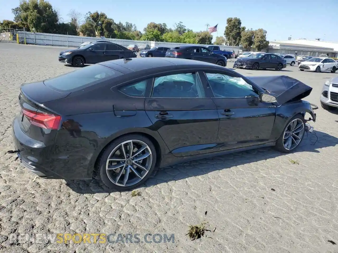 3 Photograph of a damaged car WAUDACF58RA084690 AUDI A5 2024