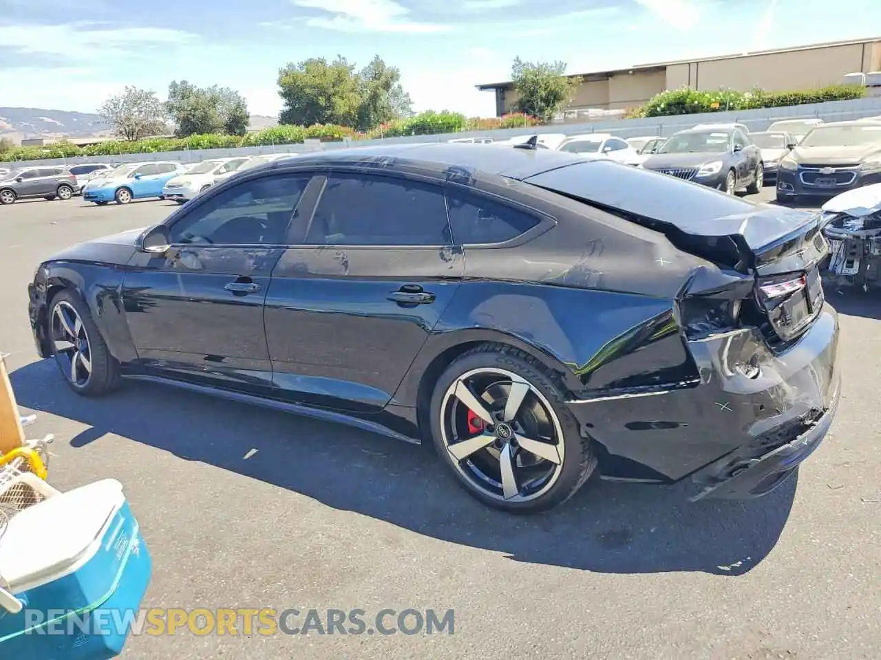 2 Photograph of a damaged car WAUEACF50RA065863 AUDI A5 2024