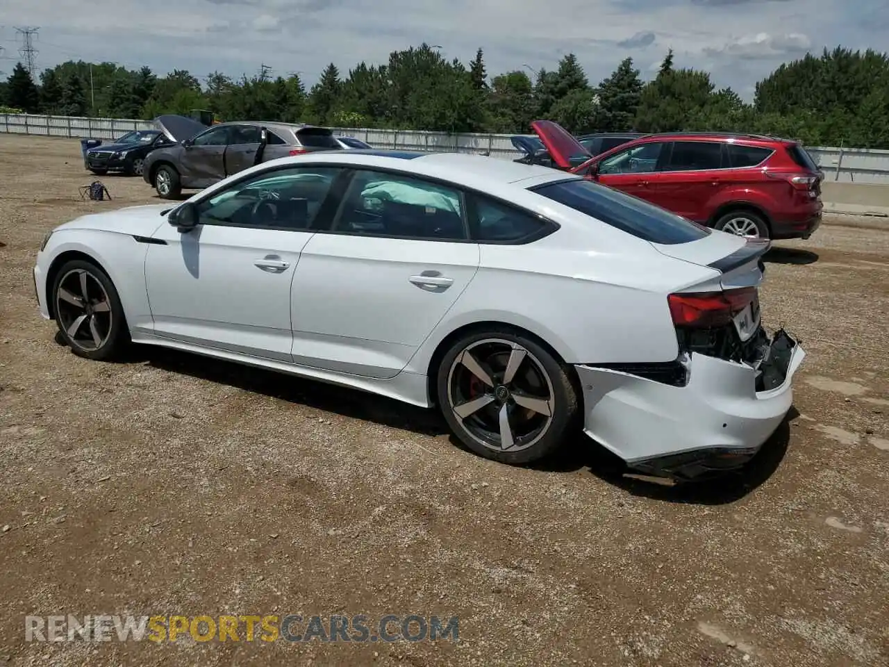 2 Photograph of a damaged car WAUEACF52RA040835 AUDI A5 2024