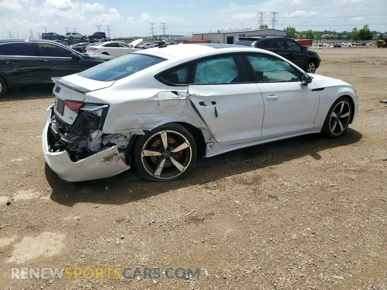 3 Photograph of a damaged car WAUEACF52RA040835 AUDI A5 2024