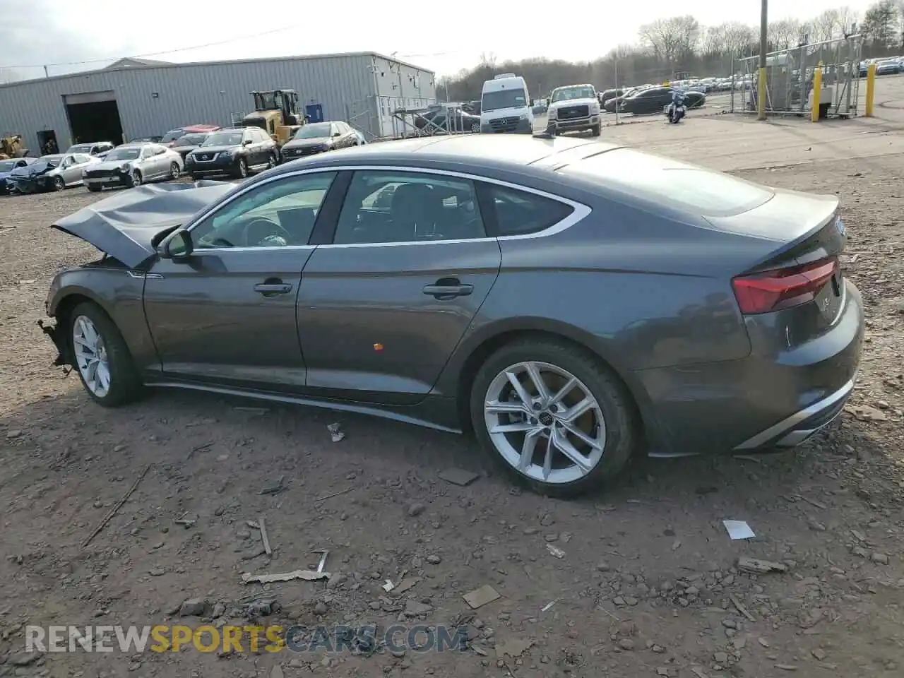 2 Photograph of a damaged car WAUFACF50RA022600 AUDI A5 2024