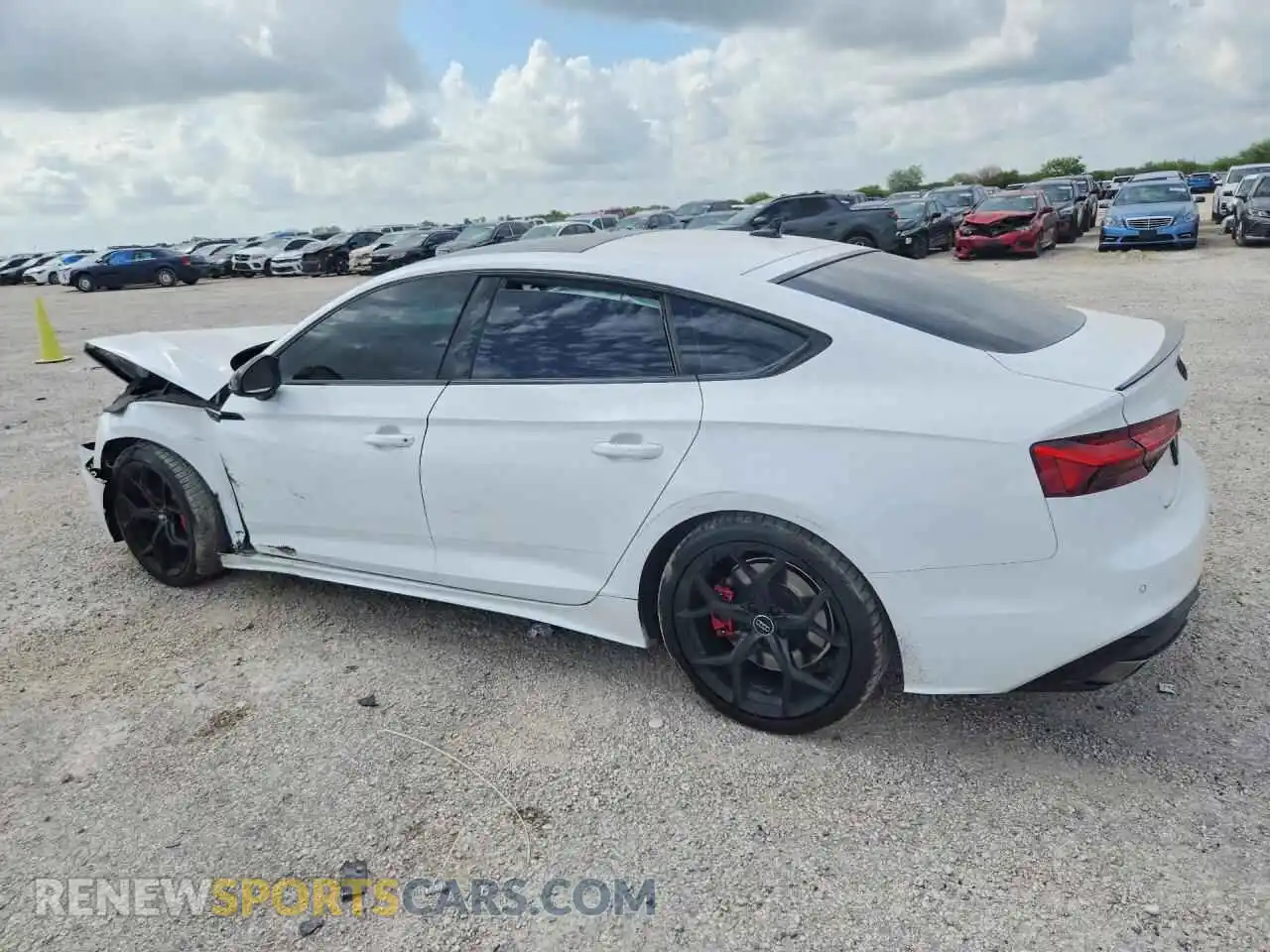 2 Photograph of a damaged car WAUFACF50RA039476 AUDI A5 2024
