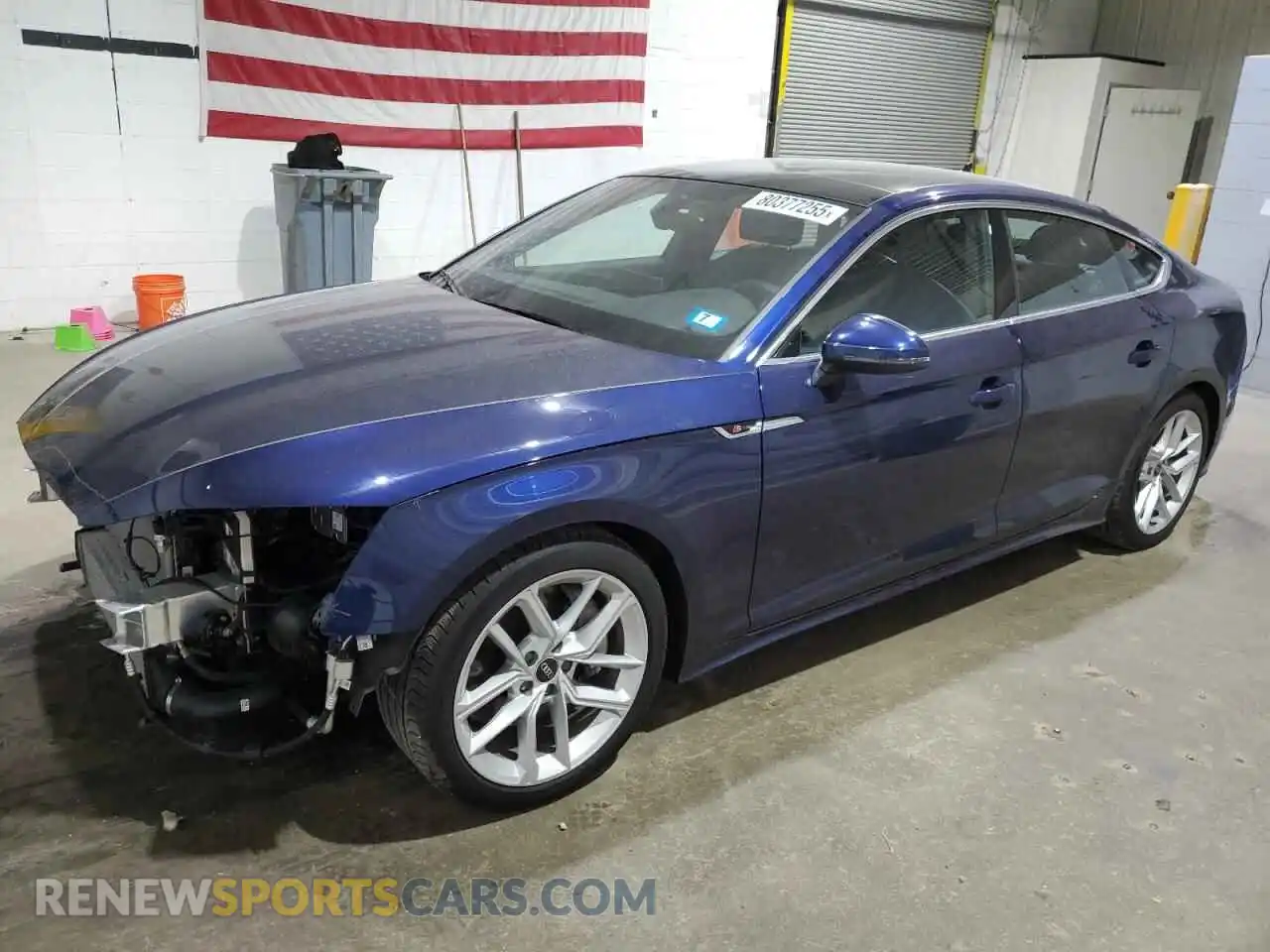 1 Photograph of a damaged car WAUFACF51RA014635 AUDI A5 2024