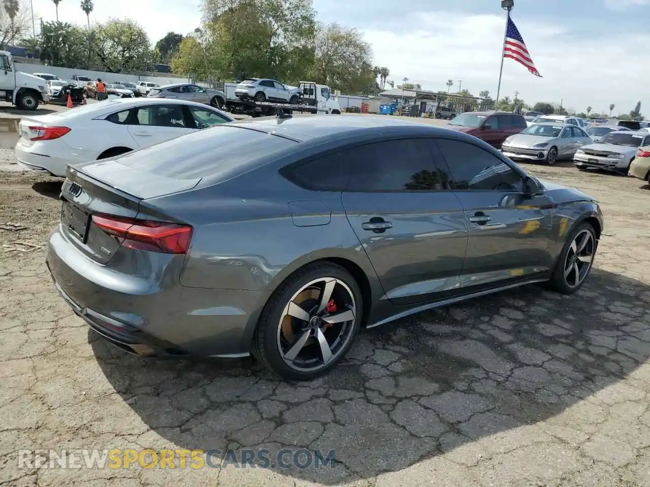 3 Photograph of a damaged car WAUFACF54RA118780 AUDI A5 2024