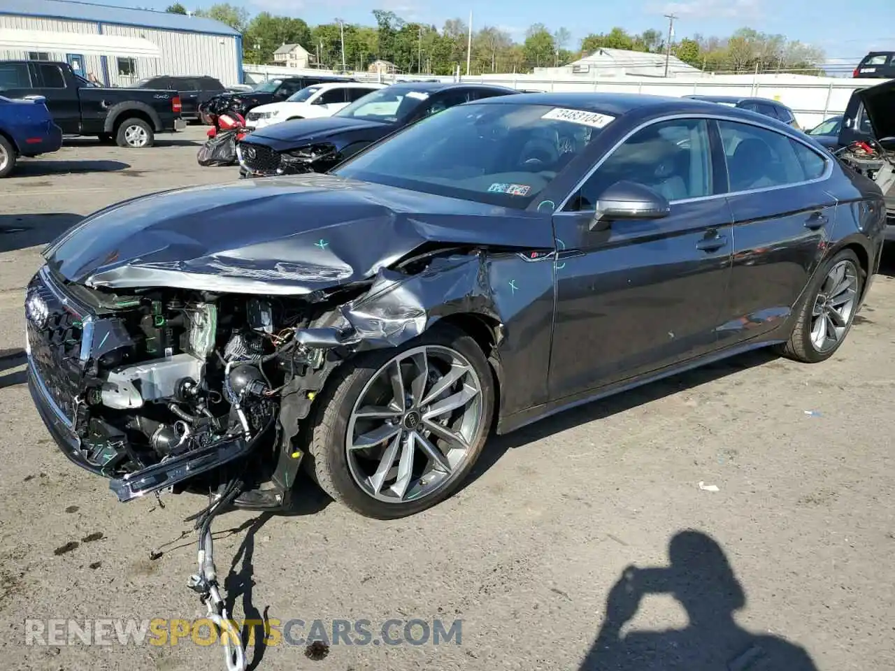 1 Photograph of a damaged car WAUFACF55RA079116 AUDI A5 2024