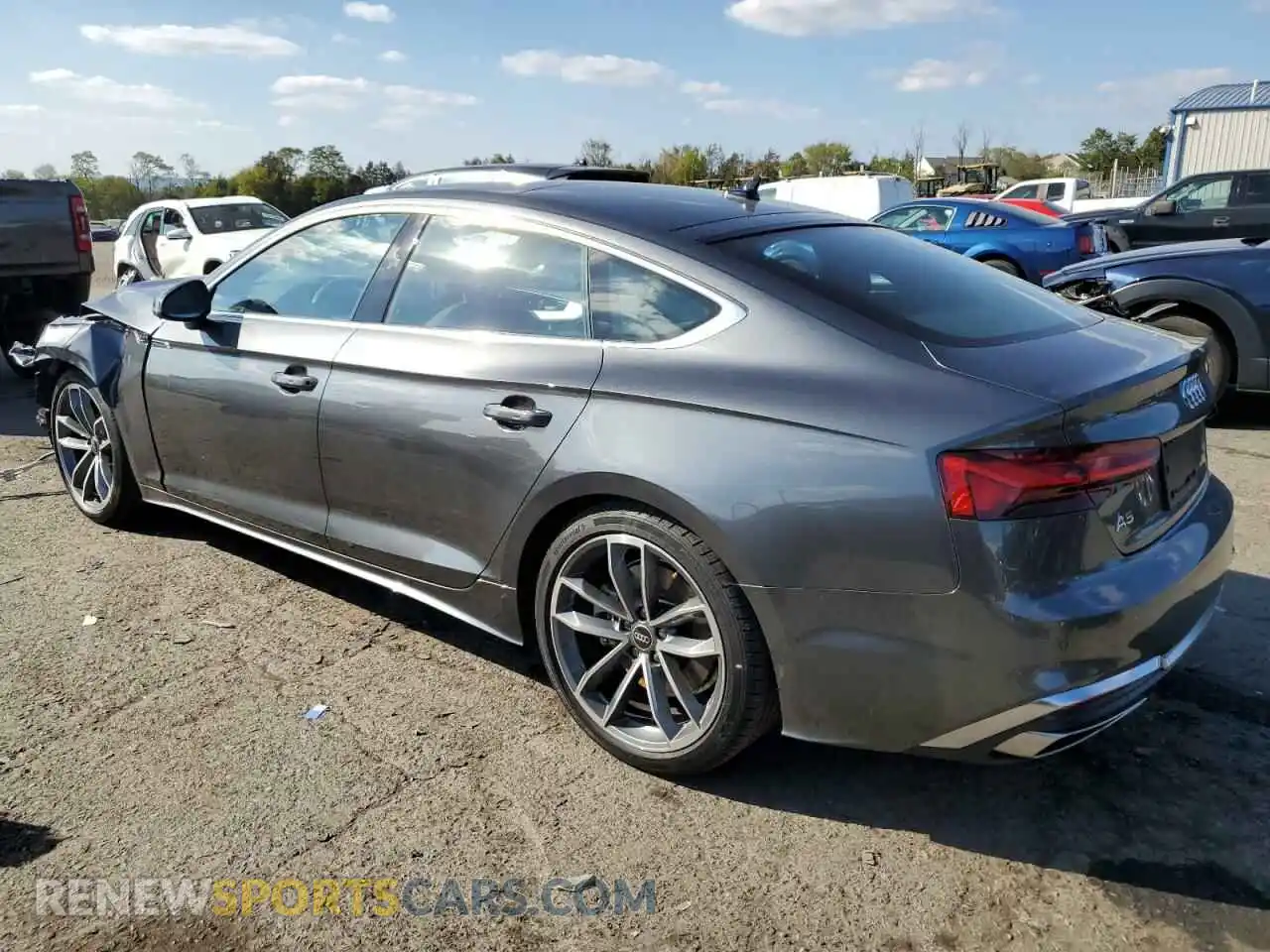 2 Photograph of a damaged car WAUFACF55RA079116 AUDI A5 2024