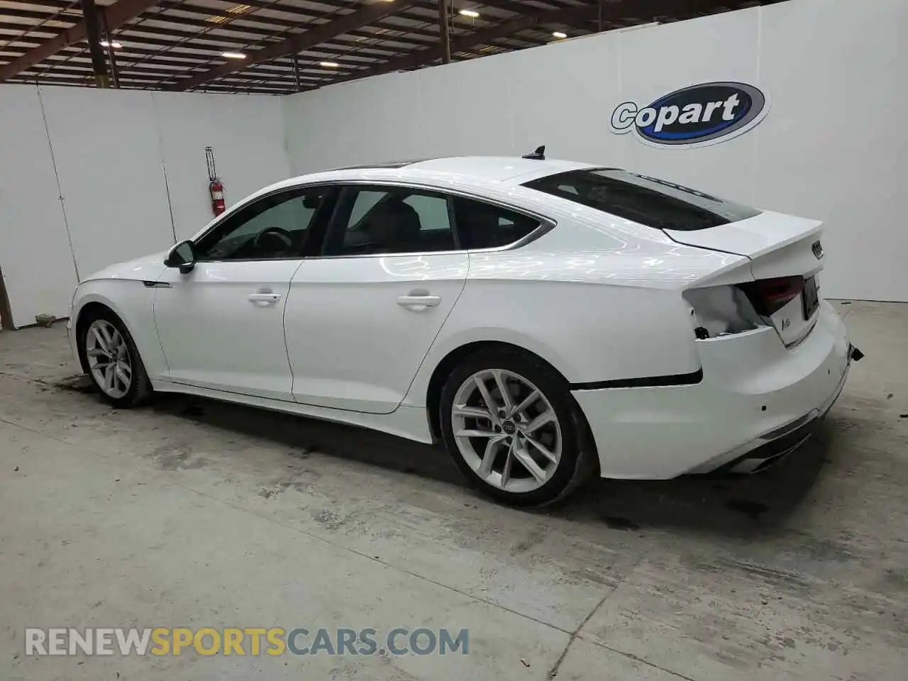 2 Photograph of a damaged car WAUFACF56RA007664 AUDI A5 2024