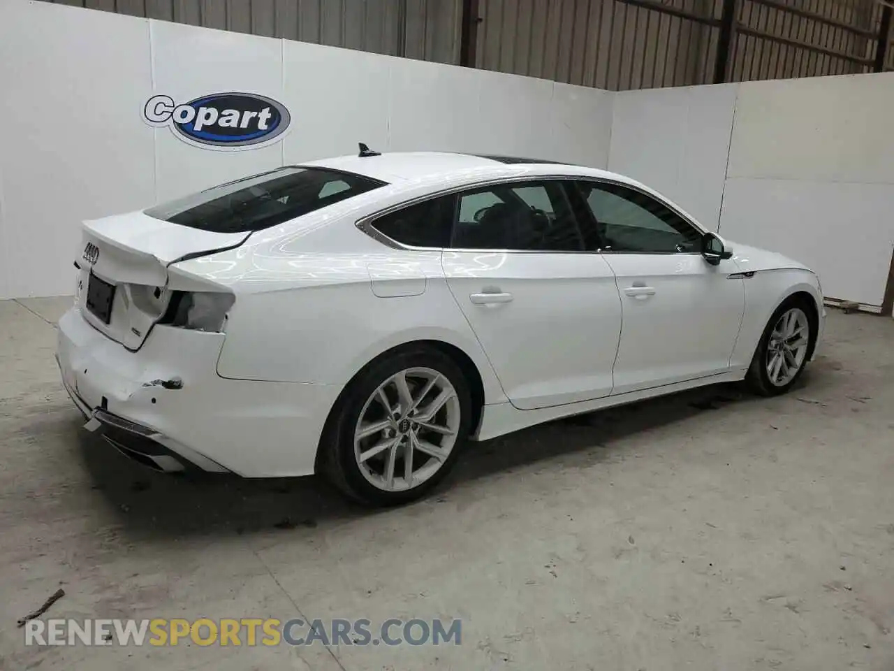 3 Photograph of a damaged car WAUFACF56RA007664 AUDI A5 2024