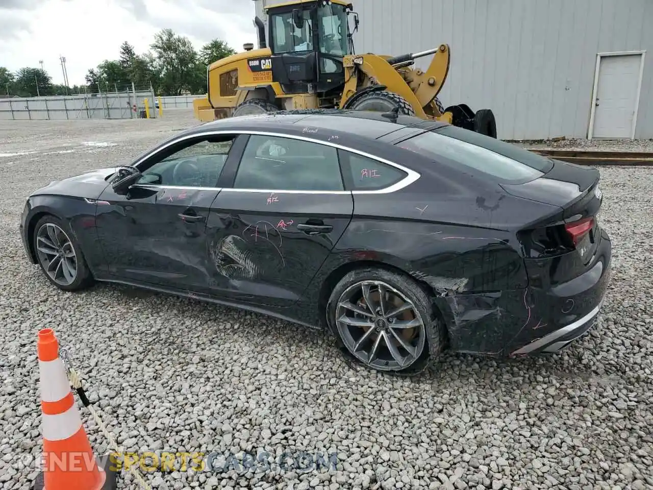 2 Photograph of a damaged car WAUFACF56RA078962 AUDI A5 2024