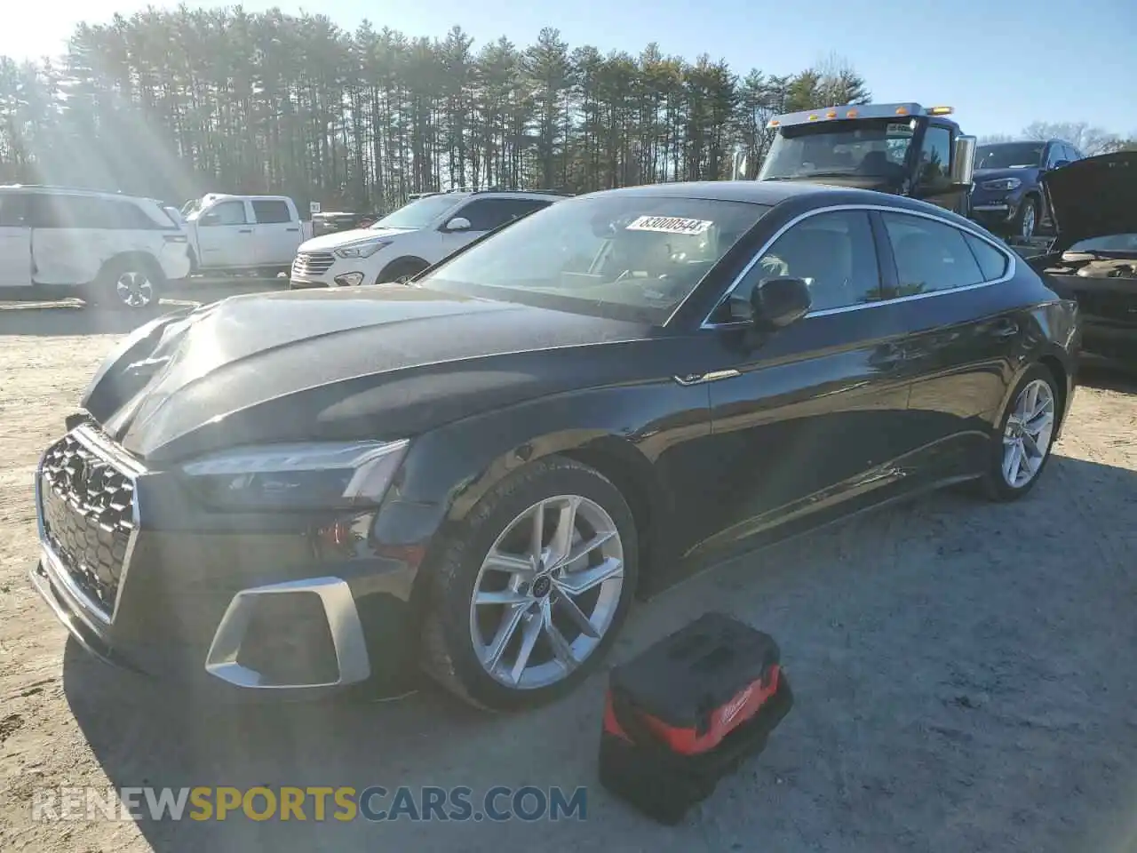 1 Photograph of a damaged car WAUFACF58RA096363 AUDI A5 2024