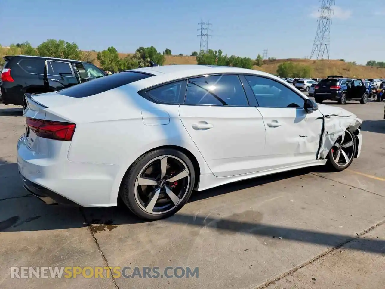 3 Photograph of a damaged car WAUFACF58RA103201 AUDI A5 2024