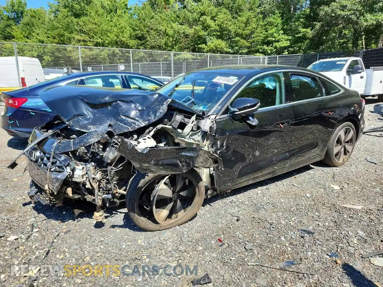 1 Photograph of a damaged car WAU1BCFU6SN049510 AUDI A5 2025