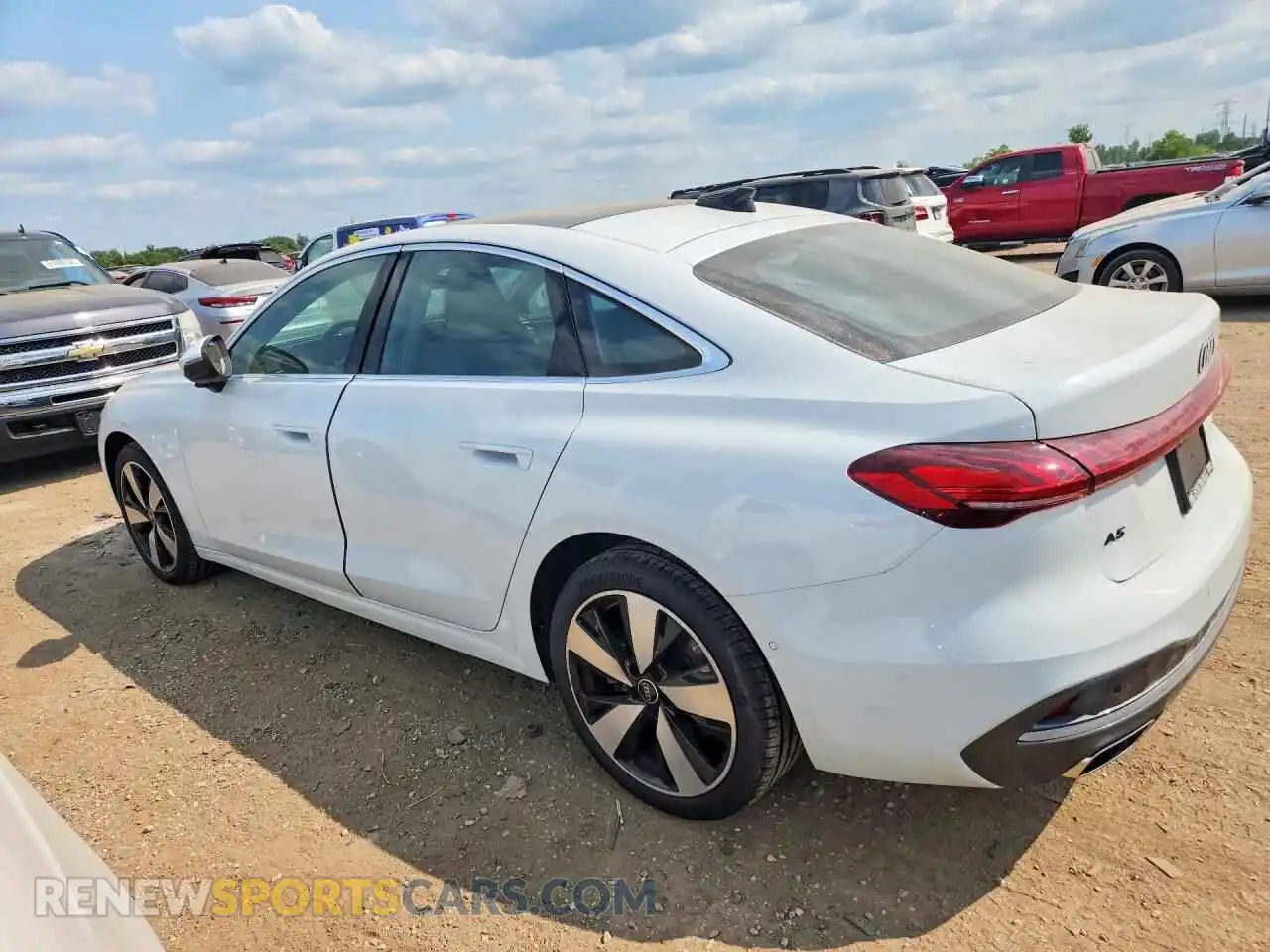 2 Photograph of a damaged car WAU2BCFU1SN029587 AUDI A5 2025