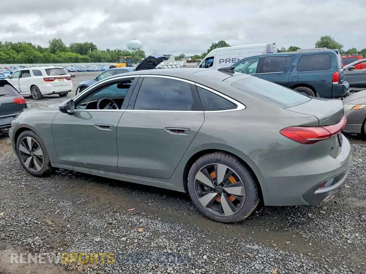 2 fotografías del automóvil dañado WAU2BCFU5SN032914 AUDI A5 2025