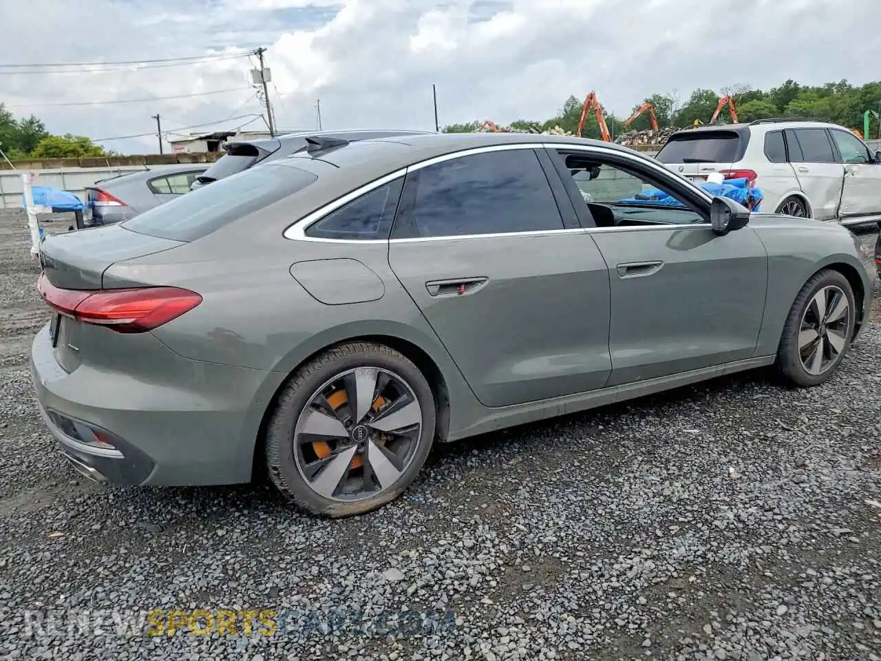 3 fotografías del automóvil dañado WAU2BCFU5SN032914 AUDI A5 2025