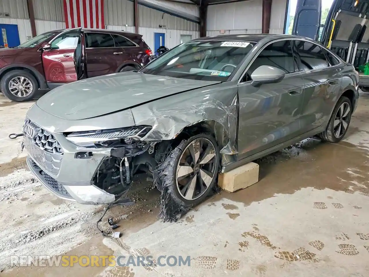 1 Photograph of a damaged car WAU2BCFU9SN064037 AUDI A5 2025
