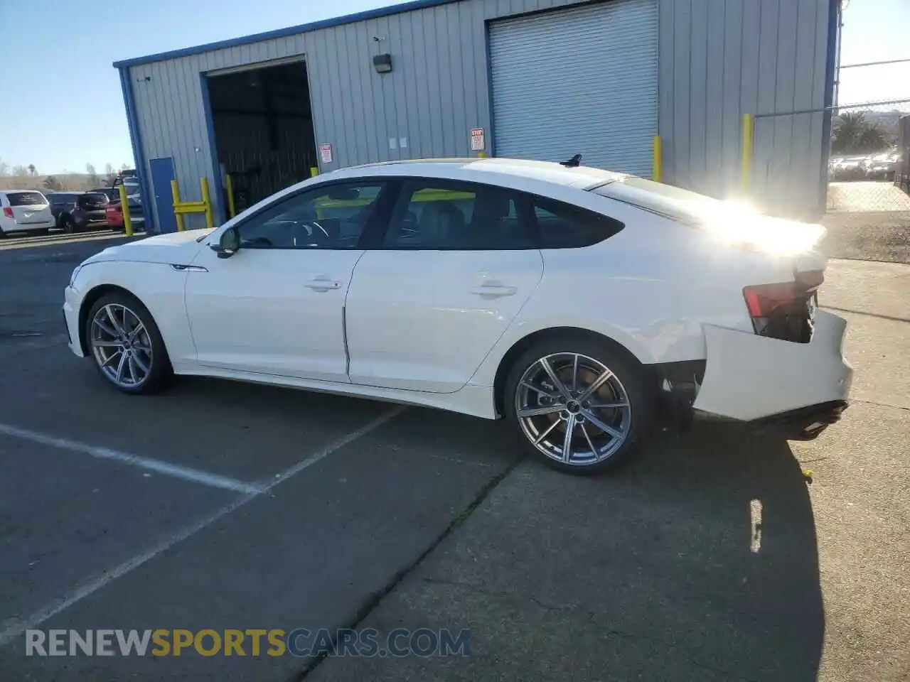 2 Photograph of a damaged car WAUDACF53SA000491 AUDI A5 2025