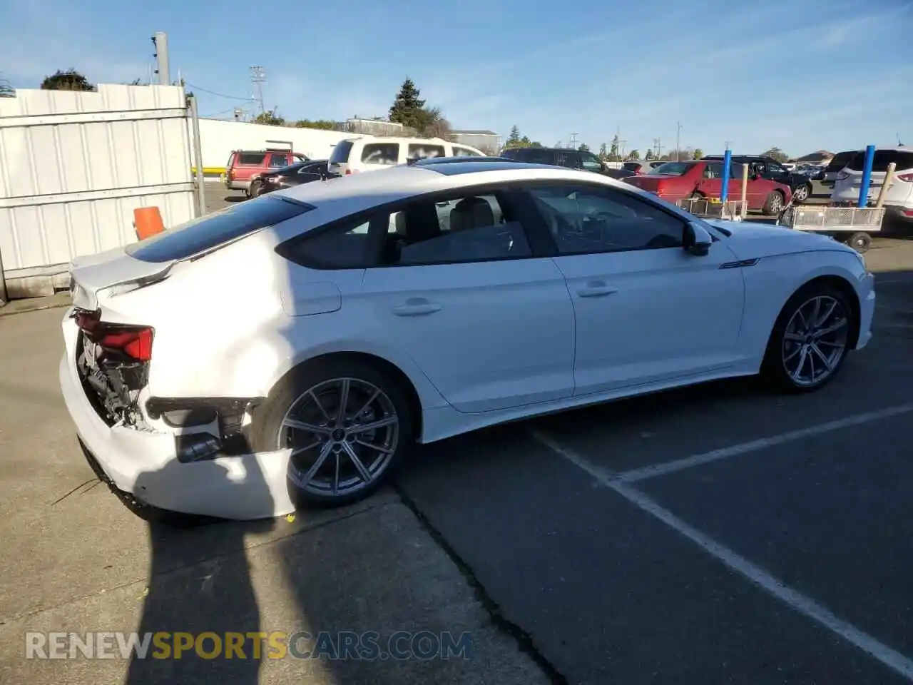 3 Photograph of a damaged car WAUDACF53SA000491 AUDI A5 2025