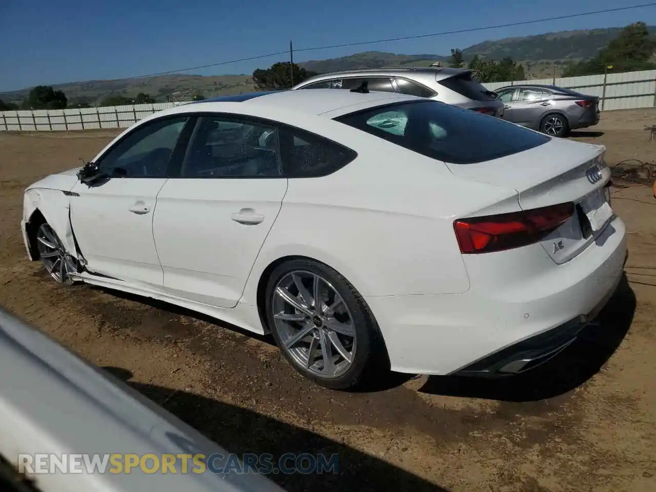 2 Photograph of a damaged car WAUDACF54SA004999 AUDI A5 2025