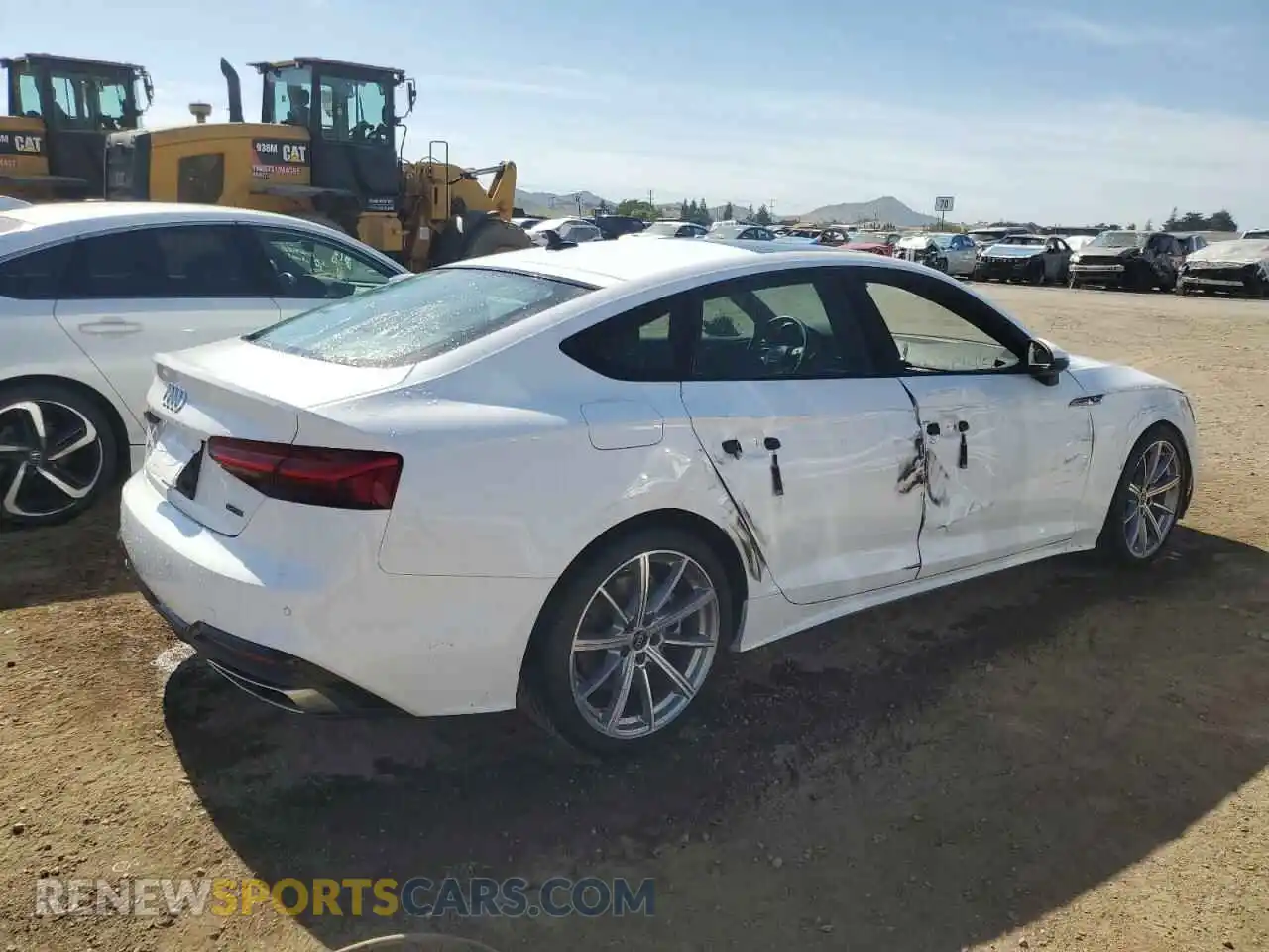 3 Photograph of a damaged car WAUDACF54SA004999 AUDI A5 2025