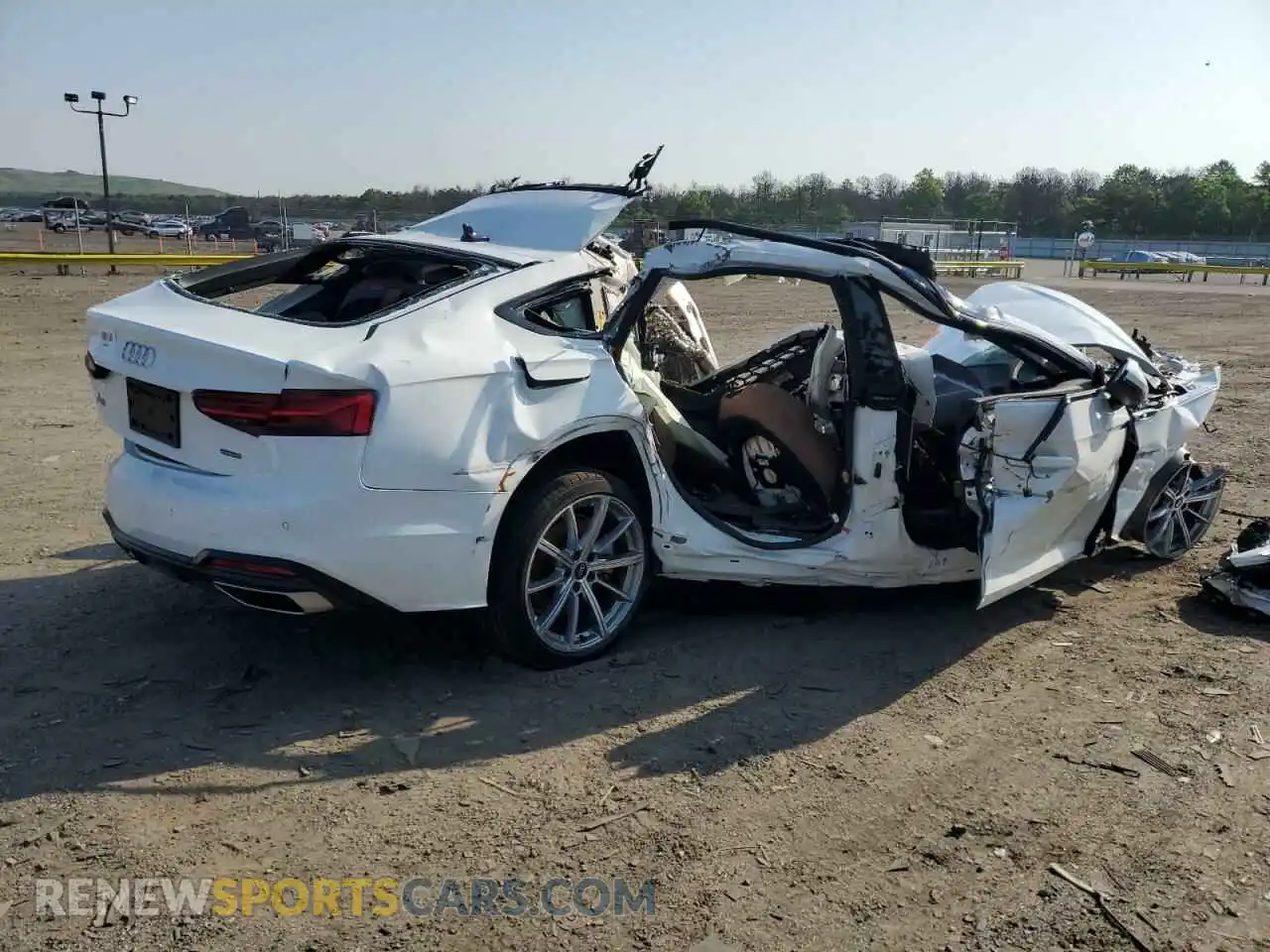 3 Photograph of a damaged car WAUDACF54SA005473 AUDI A5 2025