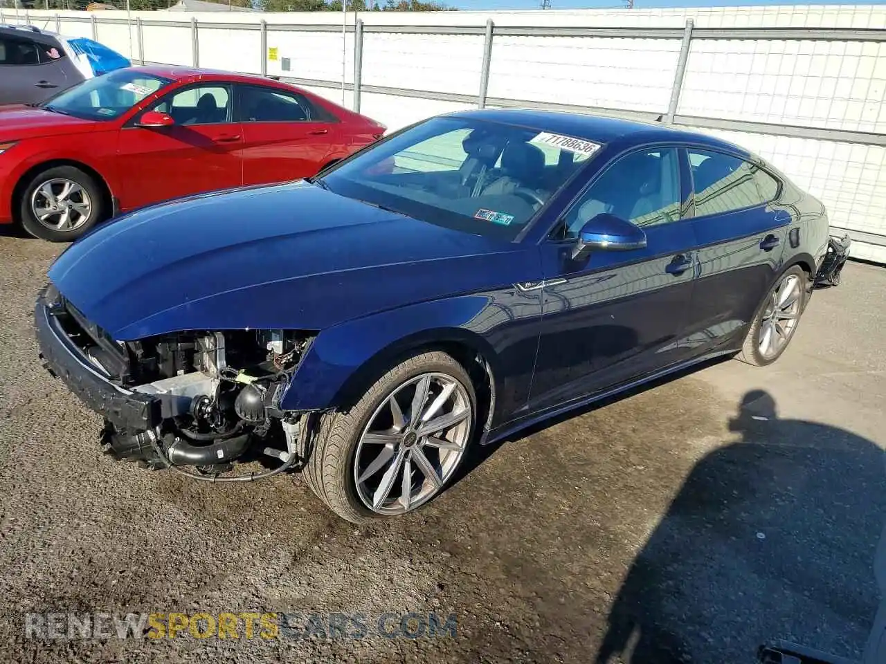 1 Photograph of a damaged car WAUDACF54SA010849 AUDI A5 2025